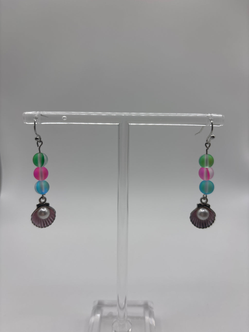 Northern lights pink shell with pearl