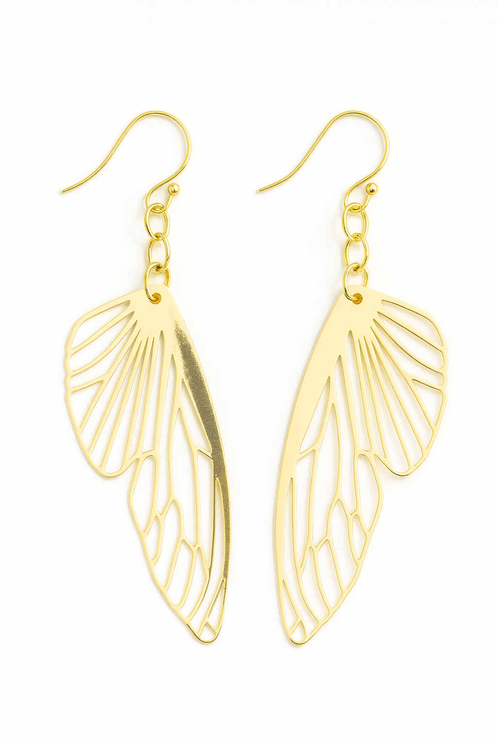 Gold butterfly wings